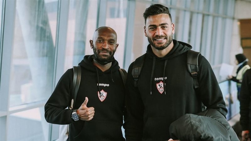 لاعبي الزمالك أثناء