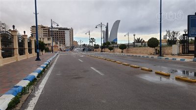 أمطار متوسطة ونشاط للرياح في مرسى مطروح | صور