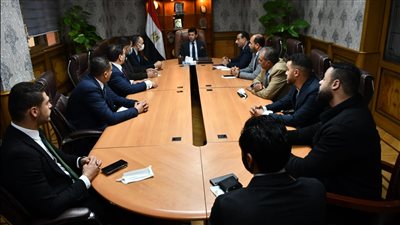 وزير الشباب والرياضة يلتقى مجلس إدارة نادي الترسانة