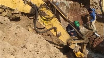 إحلال وتجديد خطوط مياه الشرب بالعبور 