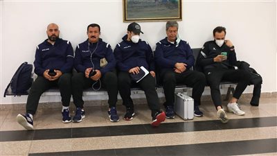 كواليس وصول بعثة المصري لمطار أديس أبابا قبل التوجه للكونغو.. فيديو وصور