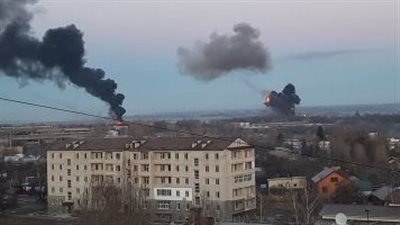 لقطات من القصف الروسي للأراضي الأوكرانية | فيديو