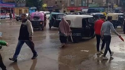 هطول امطار ورياح شديدة على طنطا.. والأرصاد تحذر|صور