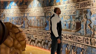 حسام المندوه في زيارة لـ