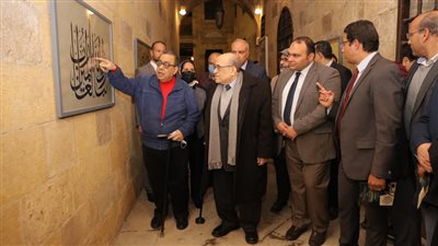 توقيع كتاب خضير البورسعيدي في الاحتفال بمئوية المدرسة المصرية للخط العربي