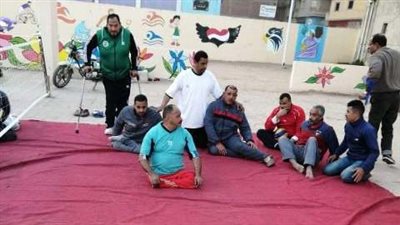  تدريب ذوي الهمم على الألعاب الرياضية بالشرقية 