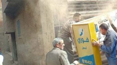 حملة مكبرة لازالة المخالفات بقرية رزنة بالشرقية 
