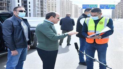13 صورة ترصد تفقد الرئيس السيسي عددا من المشروعات القومية اليوم