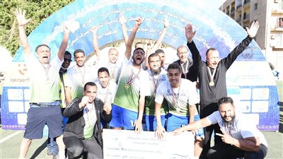 ختام بطولة كرة القدم الخماسية لشركات مياه الشرب والصرف الصحى