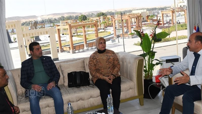 محافظ أسوان يلتقى