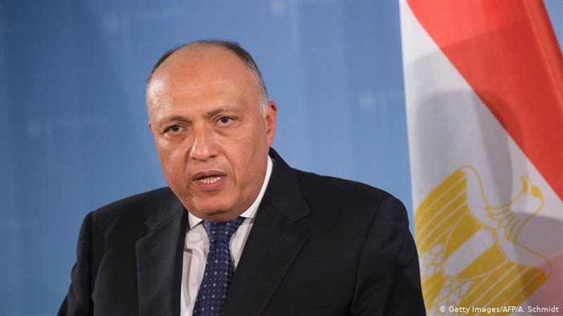 وزير الخارجية ⁧‫سامح