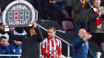 إريكسن يشارك لأول مرة منذ تعرضه لأزمة قلبية