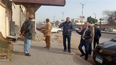 رئيس حي جنوب الجيزة يتفقد اعمال تطوير الميادين |صور