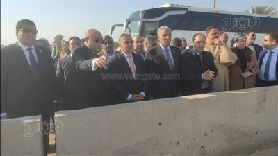 محافظ بني سويف ولجنة الإدارة المحلية بمجلس النواب يتفقدون مخر سيل سنور 