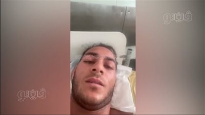 أول فيديو للمواطن المصري المصاب في قصف جوي بـ أوكرانيا