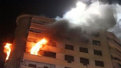 إخماد حريق نشب داخل شقة سكنية في السلام