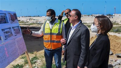 محافظ الإسكندرية يتابع تنفيذ مشروعات حياة كريمة ببرج العرب