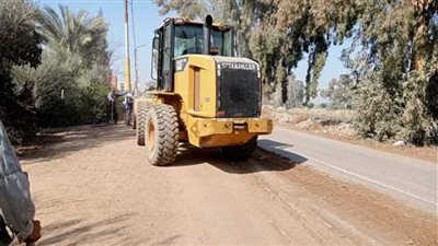 تجديد غلق طريق ترعة سرى باشا بالمنيا