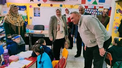 وكيل تعليم الجيزة تتفقد سير العمل بإدارة السادس من أكتوبر | صور