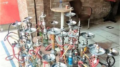 غلق 5 مقاهي ومصادرة 62 شيشة بطنطا