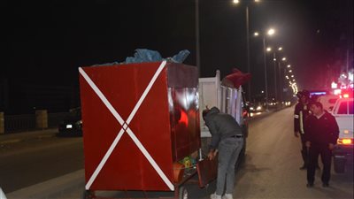 محافظ القليوبية يقود حملة لإزالة الإشغالات ورفع الباعة الجائلين 