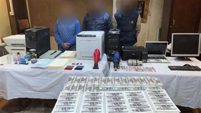 سقوط تشكيل عصابي لتزوير العملات والمحررات الحكومية في دمياط 