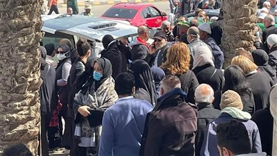 تشييع جثمان عبد الحي عبيد من مسجد الحصري | فيديو وصور 