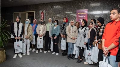 معلومات الوزراء يستقبل وفدا من جامعة النهضة ببني سويف | صور