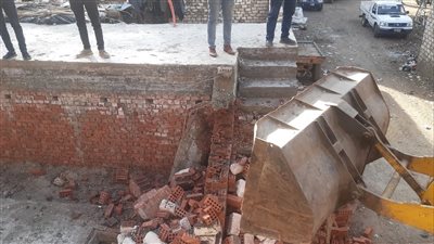 إزالة 12 تعديا على أراض زراعية وأملاك الدولة بالجيزة | فيديو وصور