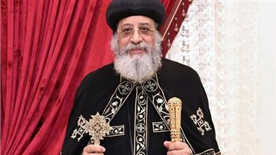 البابا تواضروس يلقي العظة الأسبوعية من كاتدرائية العباسية بحضور شعبي محدود