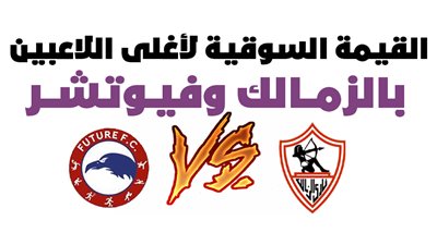 القيمة السوقية لأغلى اللاعبين بالزمالك وفيوتشر| إنفوجراف