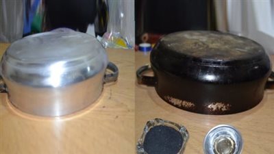 طرق تنظيف الأواني المحترقة بمواد بسيطة من مطبخك