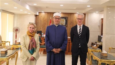 وفد من السويد يبحث مع أمين 