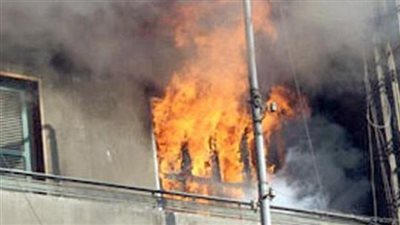 انتداب المعمل الجنائى لبيان سبب نشوب حريق شقة بالمهندسين