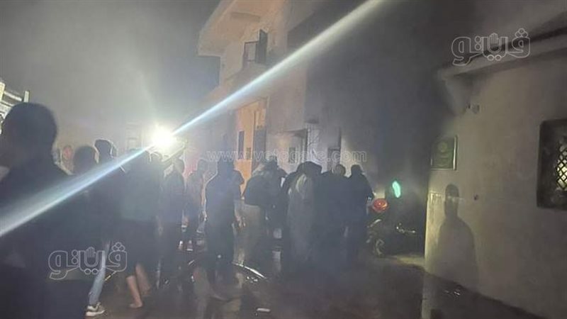 حريق هائل بمصنع عسل