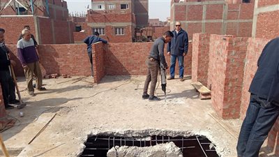 إزالة 24 بناء مخالفا في الجيزة| فيديو وصور 