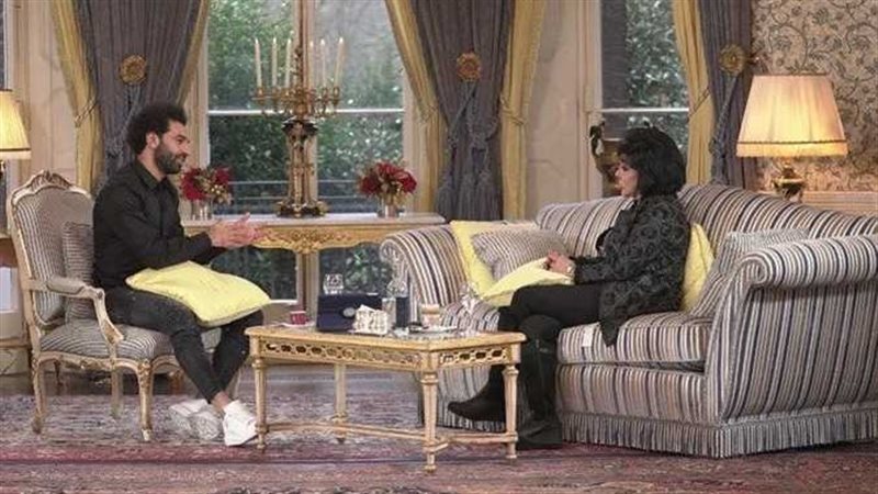 محمد صلاح مع إسعاد