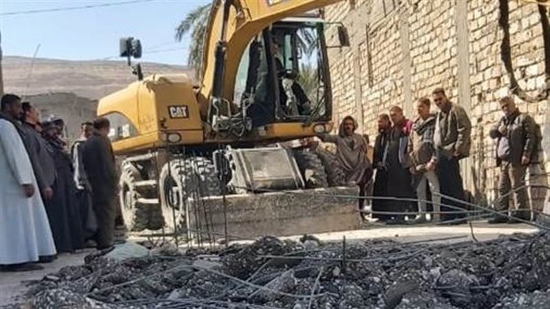 حملة إزالة بأسيوط