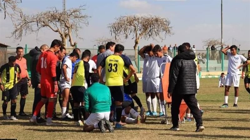 لحظة انقاذ لاعب بيراميدز