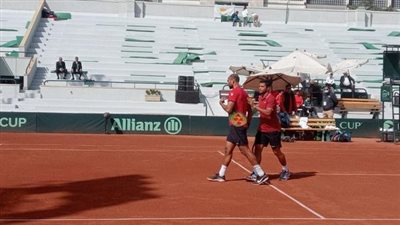 مواجهات قوية في تصفيات كأس ديفيز للتنس بالقاهرة