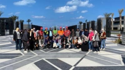 زيارة ميدانية لأساتذة وطلاب هندسة القاهرة لمشروعات العلمين الجديدة وبورسعيد