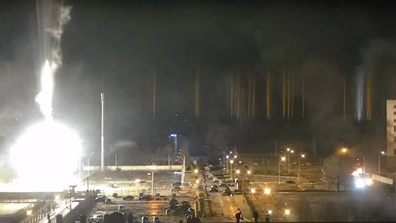 انفجار محطة زابوريجيا
