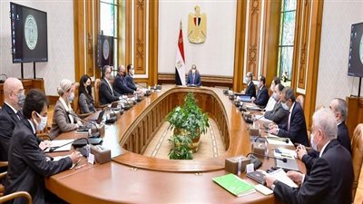 تفاصيل اجتماع السيسي مع اللجنة الوزارية العليا استعدادًا لقمة المناخ بشرم الشيخ