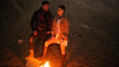 محمد عز وهدير نبيل يصوران فيلم 