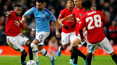 التشكيل الرسمي لديربي مانشستر سيتي ويونايتد