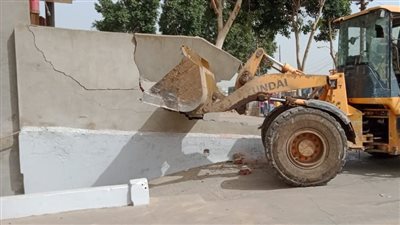 إزالة 55 حالة تعدٍ على أراض زراعية وأملاك الدولة في الفشن ببني سويف