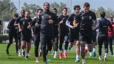 تفاصيل المران الختامي للأهلي قبل مواجهة بيراميدز