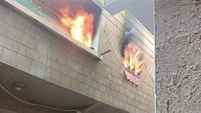 مصرع أب ونجله وإصابة الزوجة في حريق منزلهم بالدقهلية 