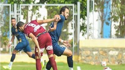 تعادل سلبي بين المقاصة والبنك الأهلي في الشوط الأول 