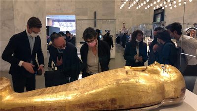 رئيس اللوفر تزور المتحف المصري بالتحرير والقومي للحضارة